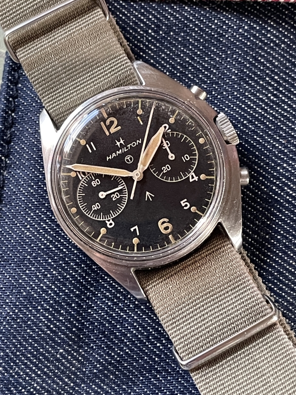 Hamilton Fab Four 6bb RAF Issued Military Chronograph (1970)