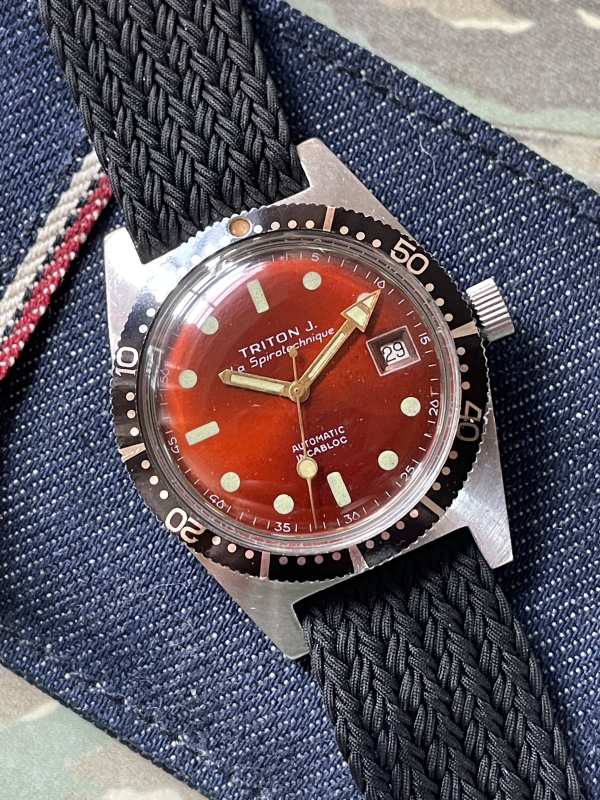 Triton J. La Spirotechnique Vintage Diver. 1970. 143.200