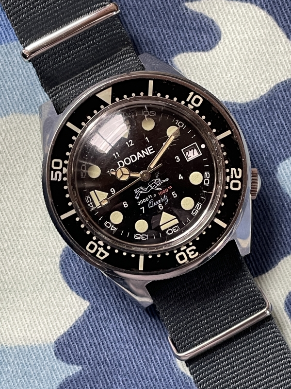 Dodane Vintage French Diver 1000m 1980’s. Rare